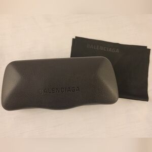 COPY - Balenciaga Leather Hardcover Sunglasses or Eyeglasses Case NEW
